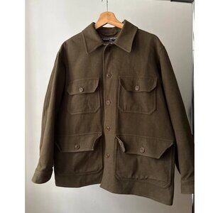 1990s Polo Ralph Lauren Wool Jacket | Vintage Green Sport Coat with Pockets